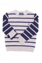 Grey and navy blue boy sweater, Polo Ralph Lauren