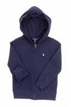 Navy blue girl hoodie, Polo Ralph Lauren