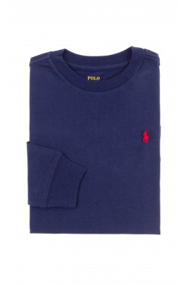 Navy blue boy t-shirt long sleeved, Polo Ralph Lauren