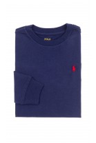 Navy blue boy t-shirt long sleeved, Polo Ralph Lauren