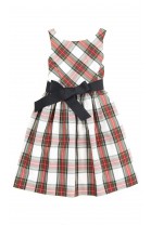 Elegant dress checked white-and-red, Polo Ralph Lauren