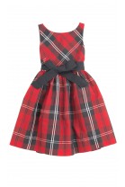 Elegant dress checked red-and-black, Polo Ralph Lauren