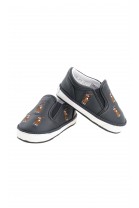 Navy blue baby shoes with little horses, Polo Ralph Lauren