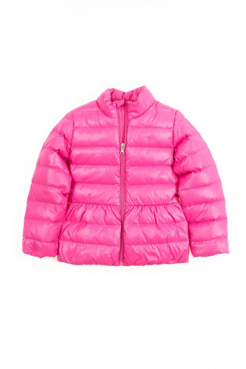 pink polo jacket