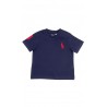 Granatowy t-shirt niemowlęcy na krótki rękaw, Polo Ralph Lauren
