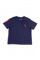Navy blue baby t-shirt short sleeved, Polo Ralph Lauren