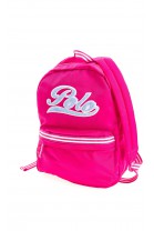 Pink single compartment backpack, Polo Ralph Lauren