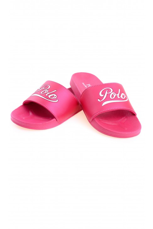 pink polo slides