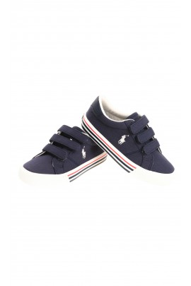Blue navy kids Velcro sneakers, Polo Ralph Lauren