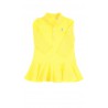 Żółta sukienka niemowlęca z długim rękawem, Ralph Lauren