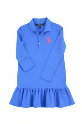 Blue long-sleeved dress, Polo Ralph Lauren