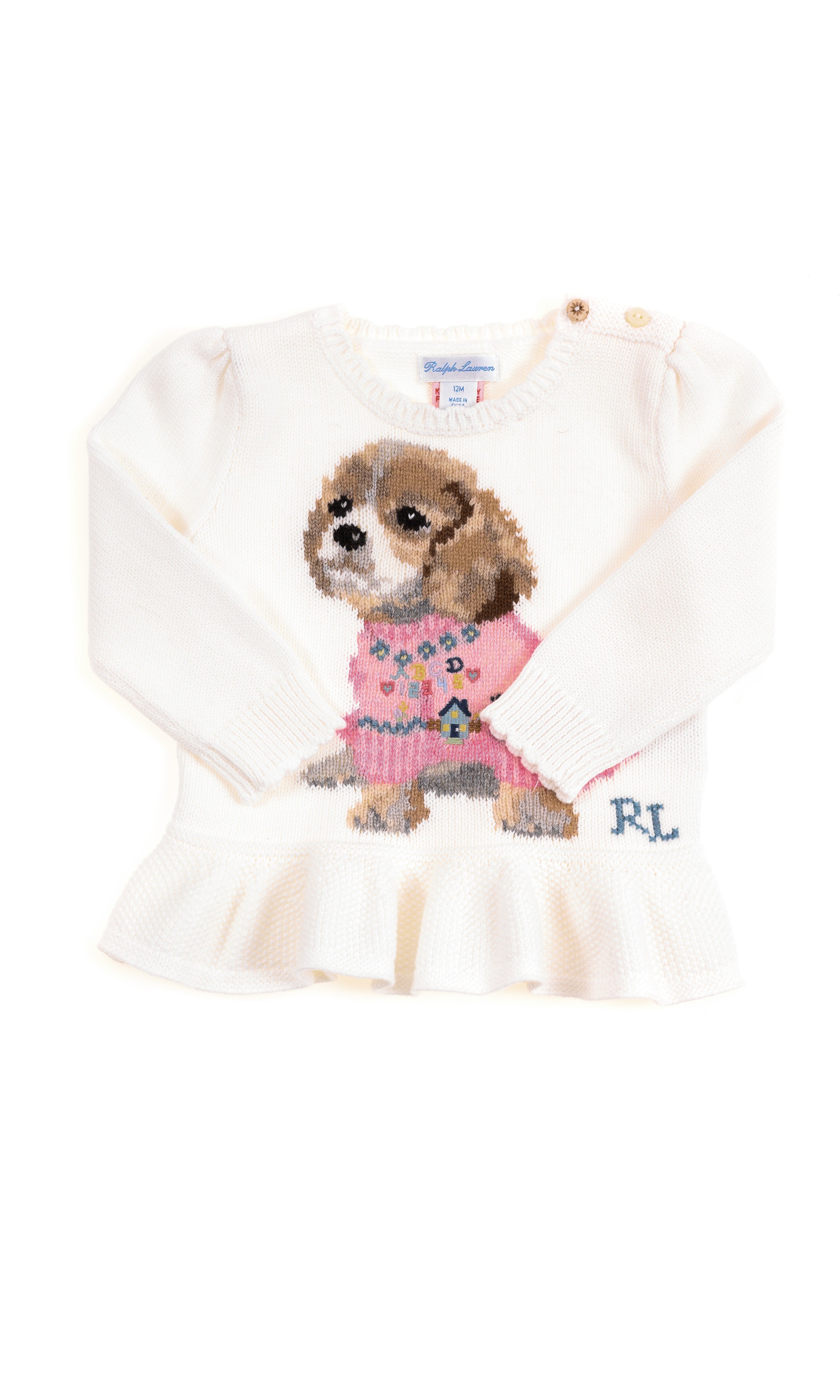 ralph lauren dog jumper