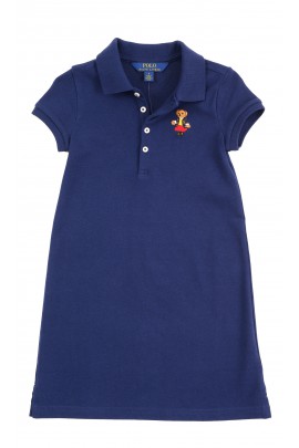 Navy blue short-sleeved dress, Polo Ralph Lauren