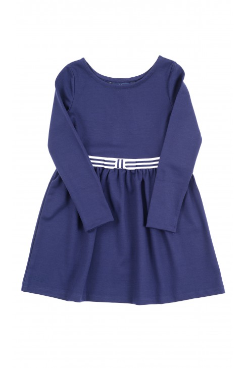 Navy blue long-sleeved dress, Polo Ralph Lauren