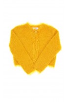Yellow fur bolero for girls, ELSY