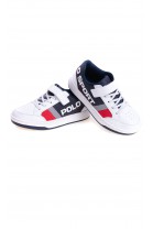 White Velcro sports shoes, Polo Ralph Lauren   