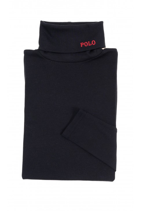 Black cotton turtleneck, Polo Ralph Lauren     