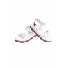 White sandals on one wide strap for girls, Tommy Hilfiger 