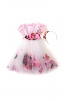 Pink dress for the girl for ceremonies, Lesy