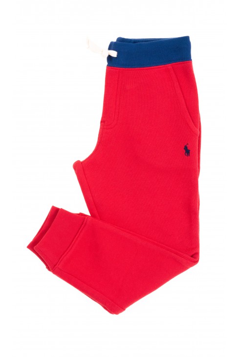 Red sweatpants for kids, Polo Ralph Lauren