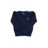 Navy blue plait sweater for girls, Polo Ralph Lauren