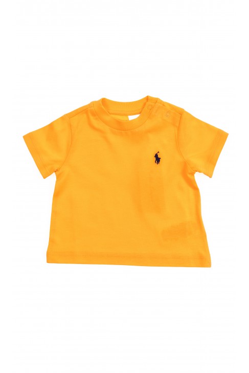 Orange classic T-shirt for boys, Polo Ralph Lauren