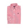 White and red vertical striped shirt for boys, Polo Ralph Lauren