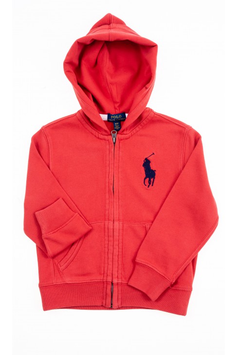 Red hoodie, Polo Ralph Lauren