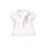 White baby polo shirt for girls, Ralph Lauren