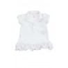 White baby dress with frills, Ralph Lauren