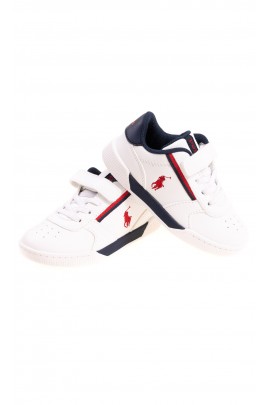 White Velcro sports shoes, Polo Ralph Lauren