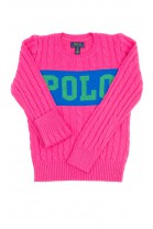 Pink sweater for girls, Polo Ralph Lauren