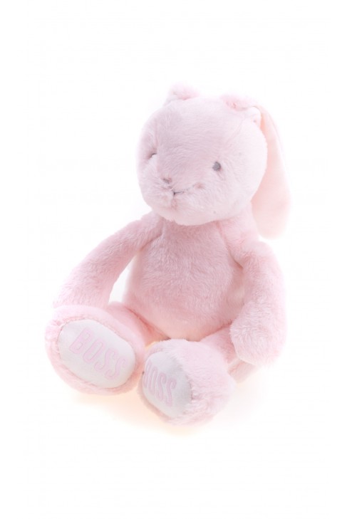 Pink bunny - mascot for baby, Hugo Boss Pink bunny - mascot for baby, Hugo Boss