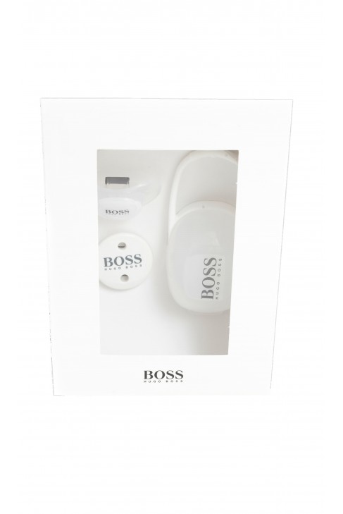 White, soother with pendant and pouch, Hugo Boss