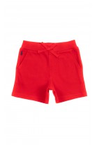 Red cotton shorts for babies, Ralph Lauren
