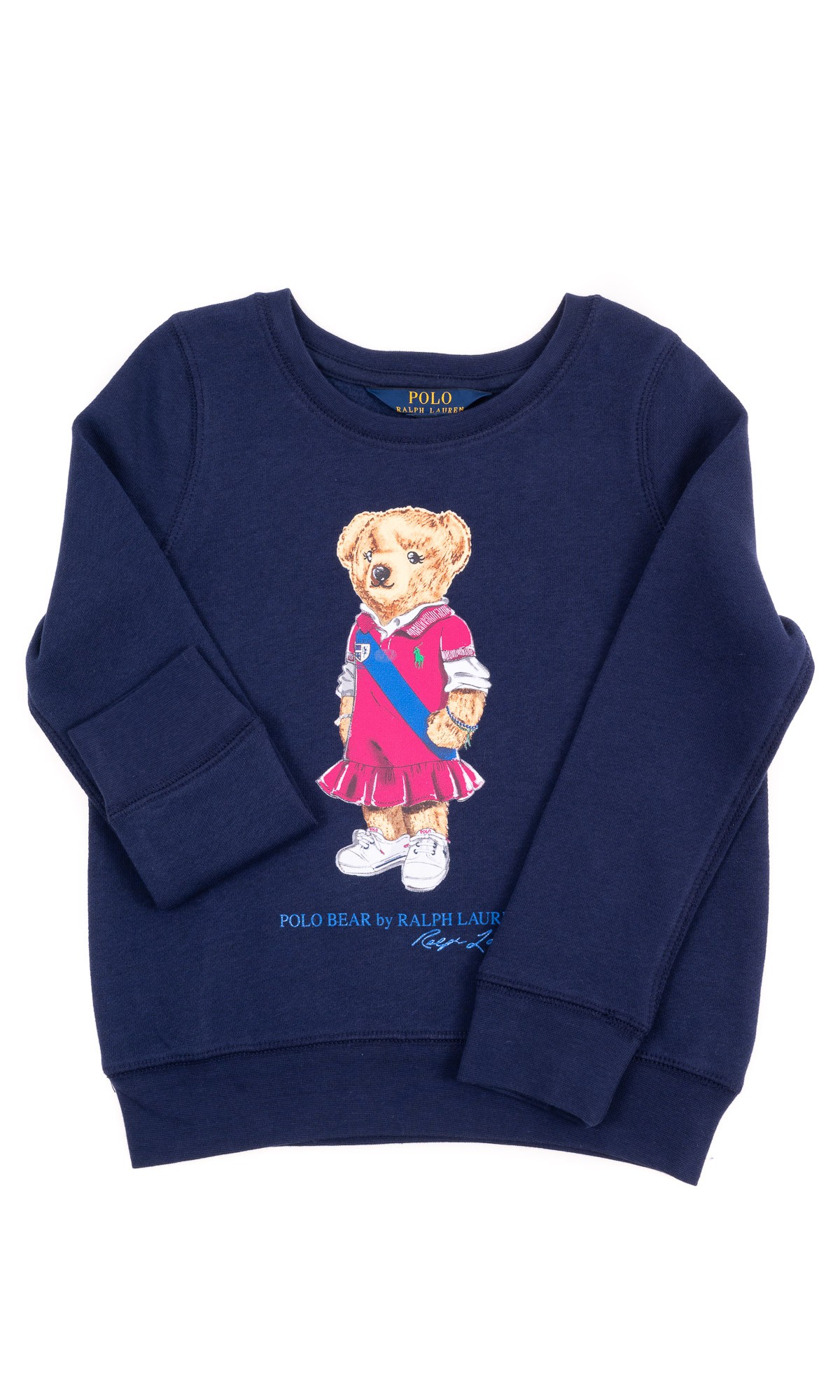 teddy bear polo sweatshirt