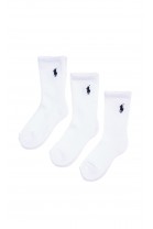 3-pack white socks, Polo Ralph Lauren