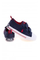 Navy blue Velcro sneakers for kids, Polo Ralph Lauren