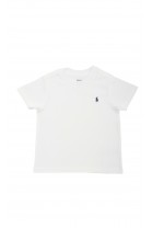 White T-shirt for boys with short sleeves, Polo Ralph Lauren