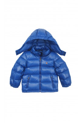 Sapphire winter down jacket for boys, Polo Ralph Lauren