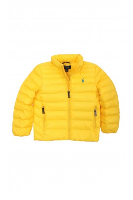Yellow insulated jacket for children, Polo Ralph Lauren