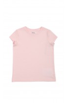 Pink short-sleeved t-shirt for girls, Polo Ralph Lauren   