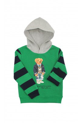 Green hoodie for boys, Polo Ralph Lauren