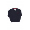 Navy blue boys' V-neck jumper, Polo Ralph Lauren