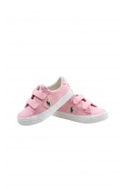 Pink Velcro trainers for girls from Polo Ralph Lauren
