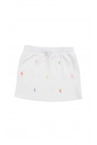 White mini tracksuit skirt, Polo Ralph Lauren