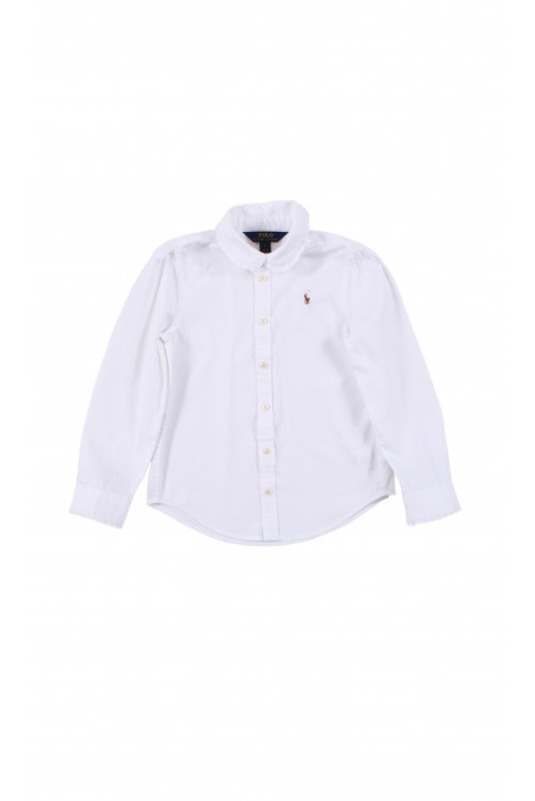 White elegant girls' blouse, Polo Ralph Lauren
