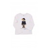 Girls' long-sleeve T-shirt with the iconic Bear, Polo Ralph Lauren