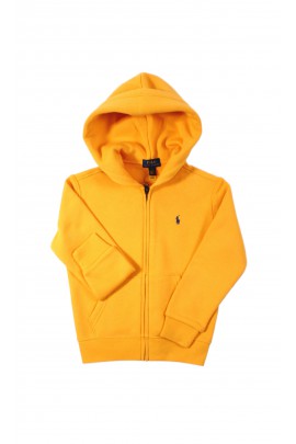 Yellow hooded sweatshirt, Polo Ralph Lauren