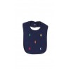 Navy blue baby bib, Ralph Lauren